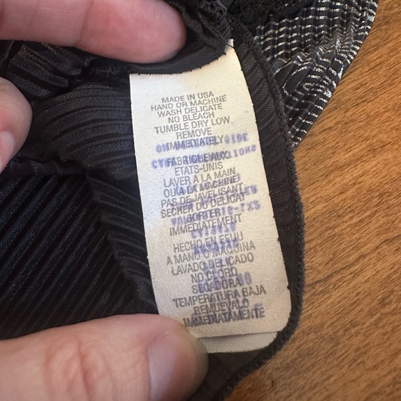 Vintage fairycore whimsigoth Pleated Camisole – Black Metallic Top Y2K Small - Picture 8 of 9